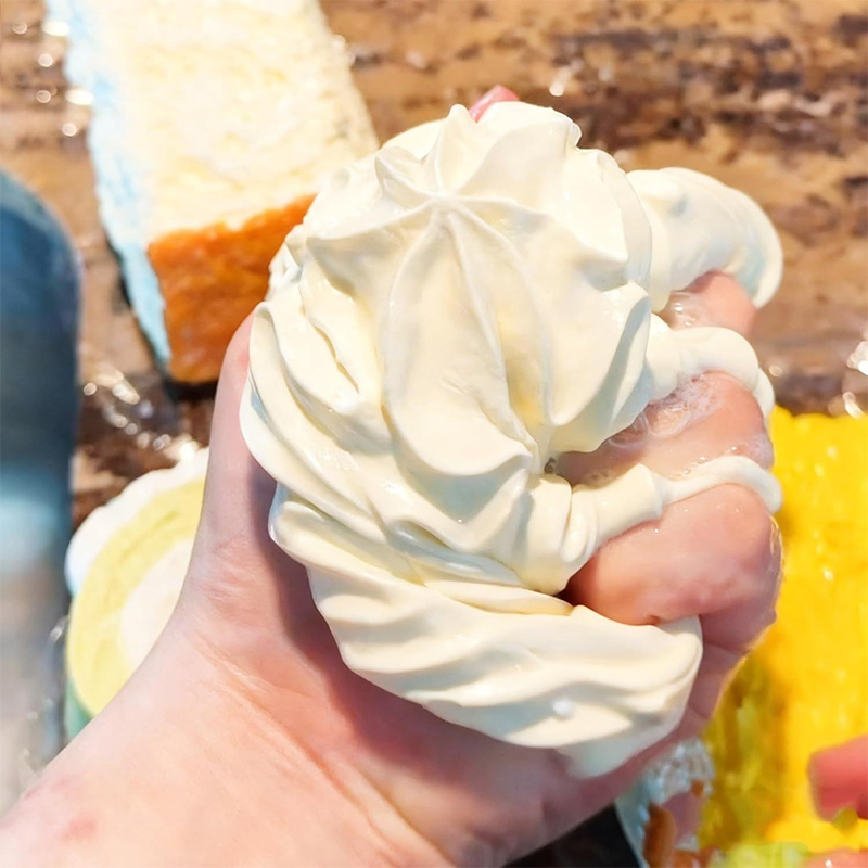Crystal Growing Kit - Cream Roll Slow Rebound Squishy Fluffy